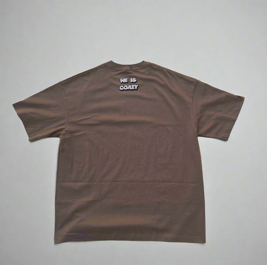 WESCOAZY BROWN T SHIRT