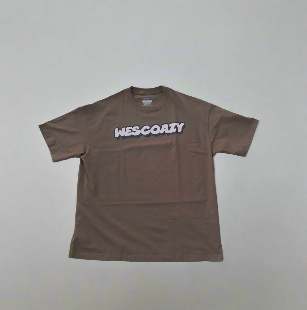WESCOAZY BROWN T SHIRT