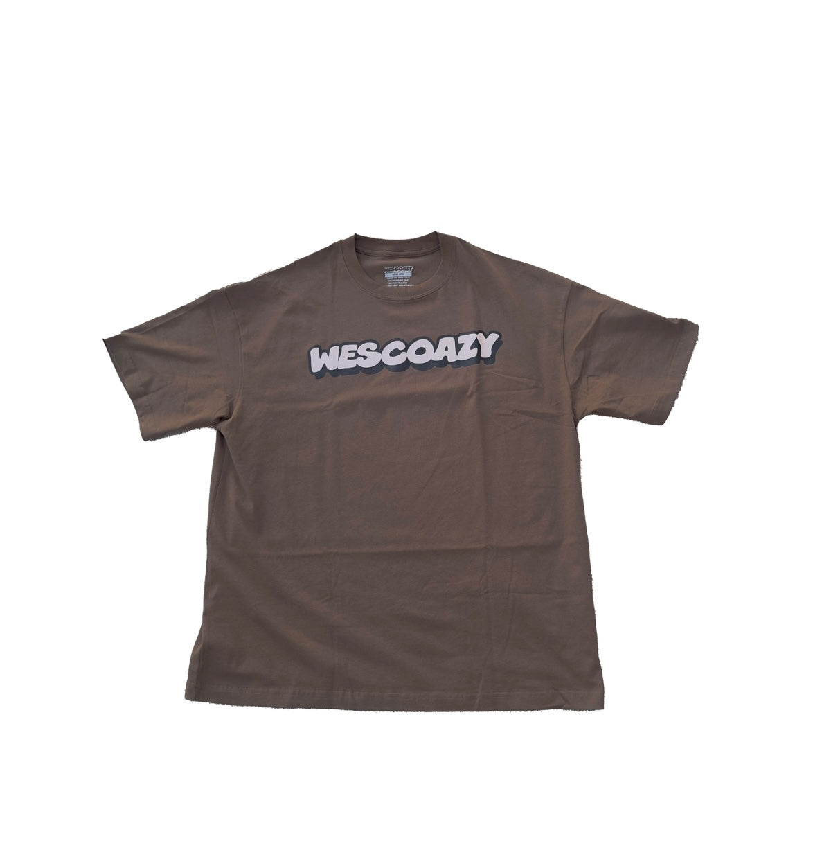 WESCOAZY BROWN T SHIRT